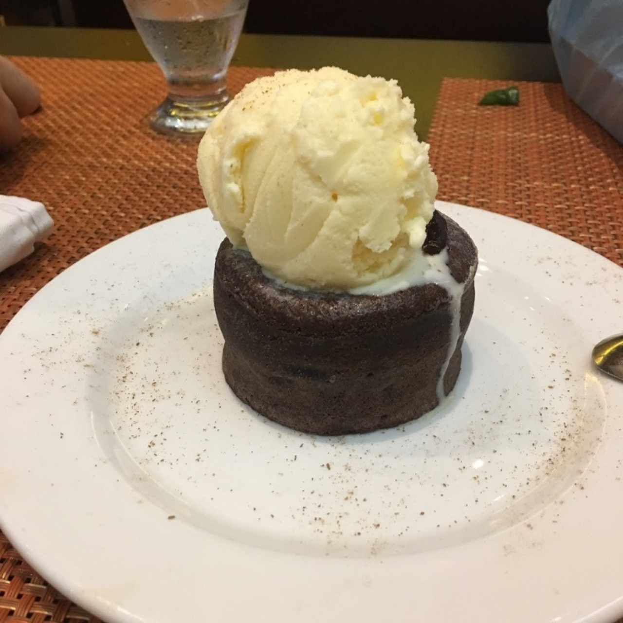 Molten cake de Chocolate