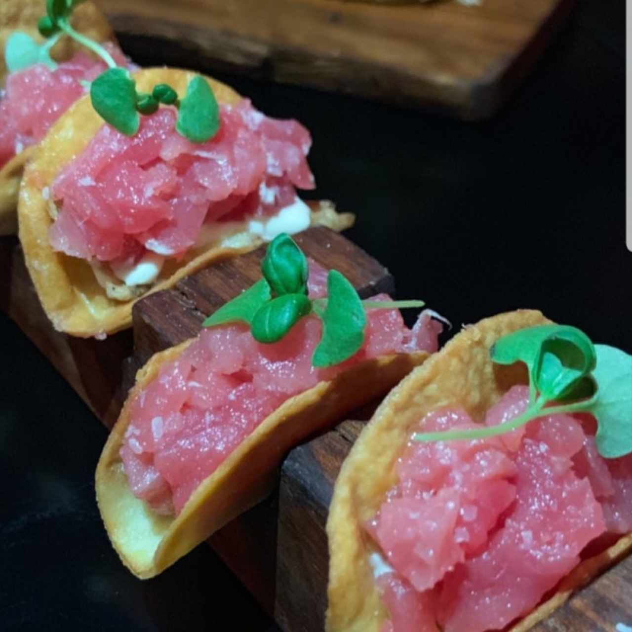 Tuna taco