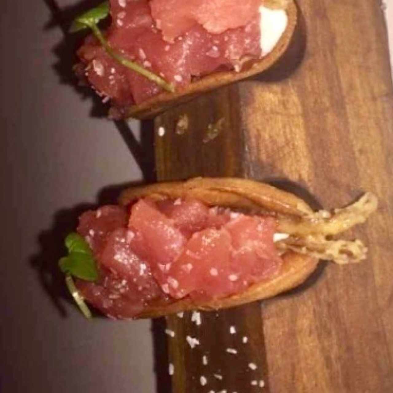 Tuna taco