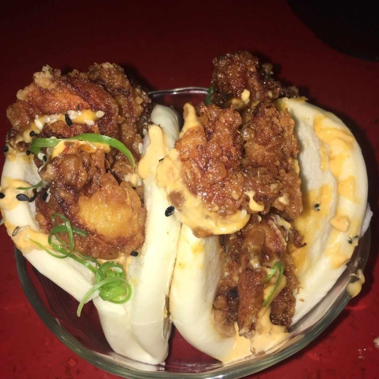 rock shrimp buns