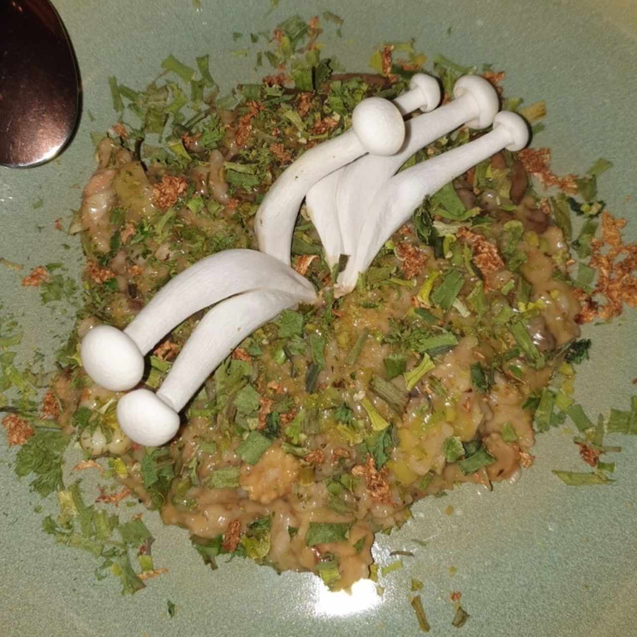 risotto de hongos