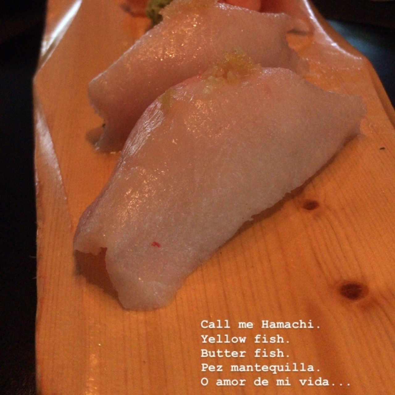 Nigiri de Hamachi