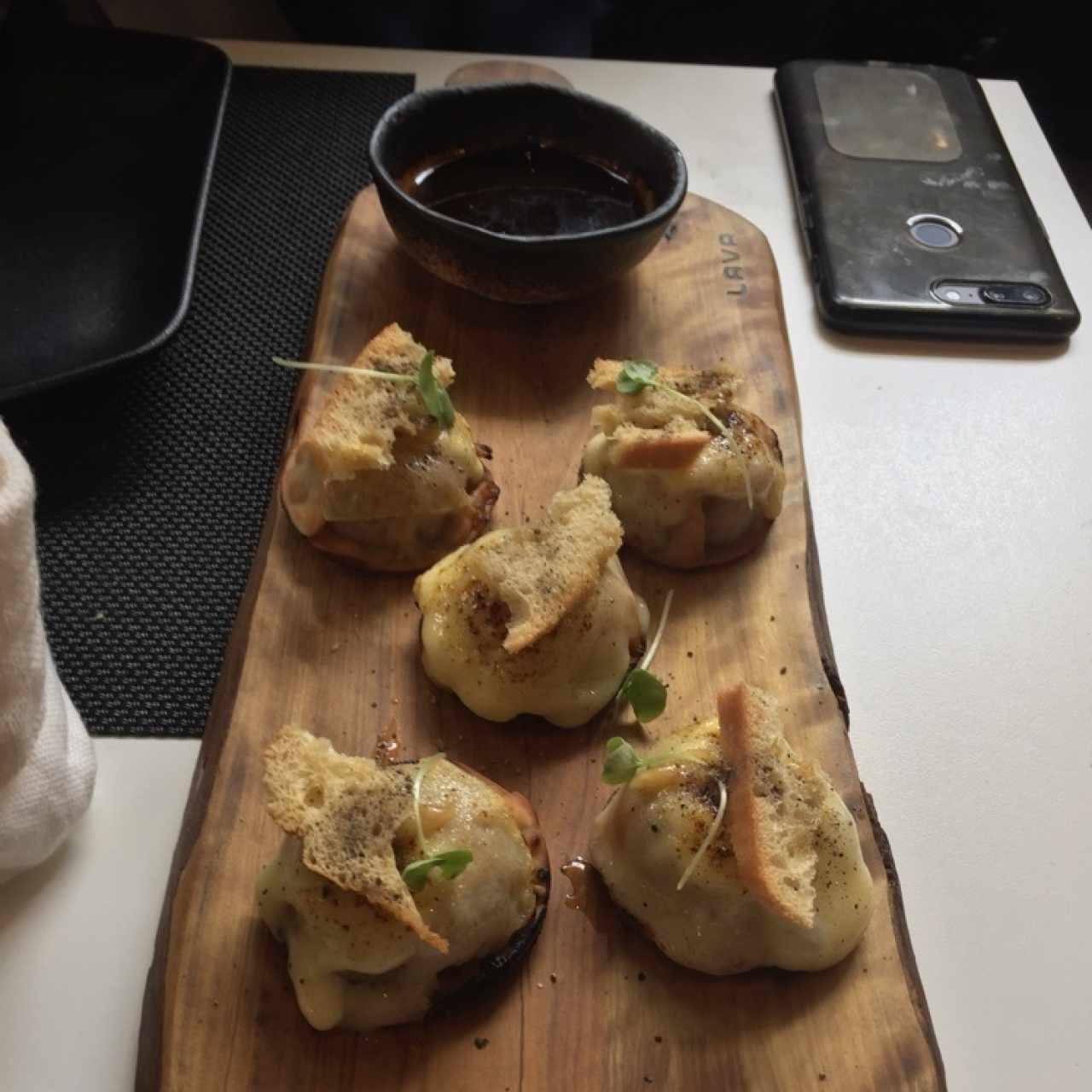 Dumplings De Crema De Cebolla