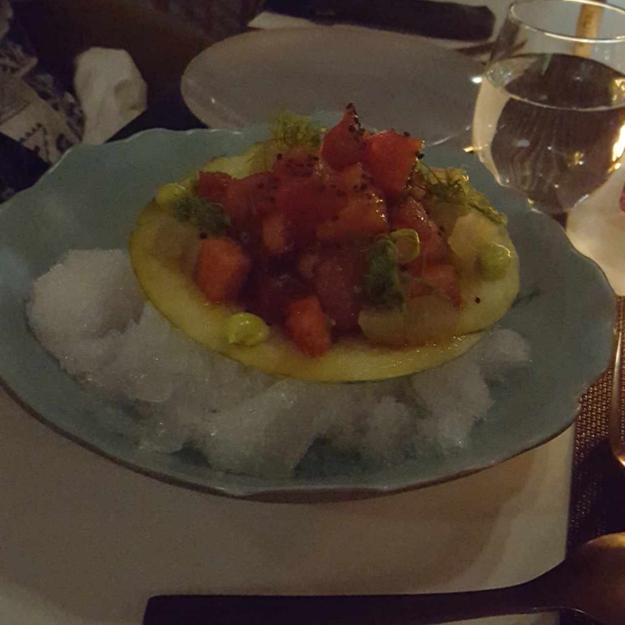 tartar tuna sandia