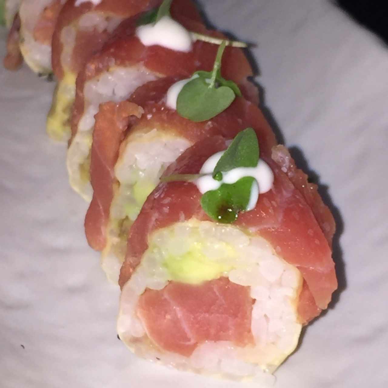 Sushi Bar - Tuna pizza roll