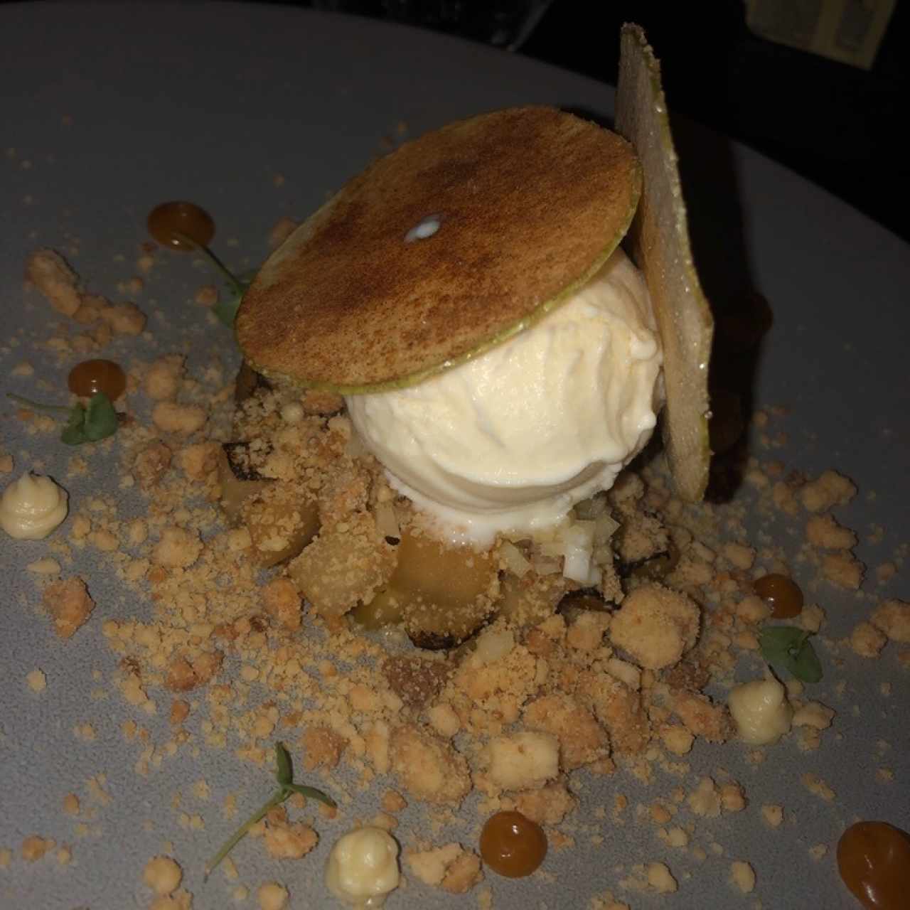 Apple crumble