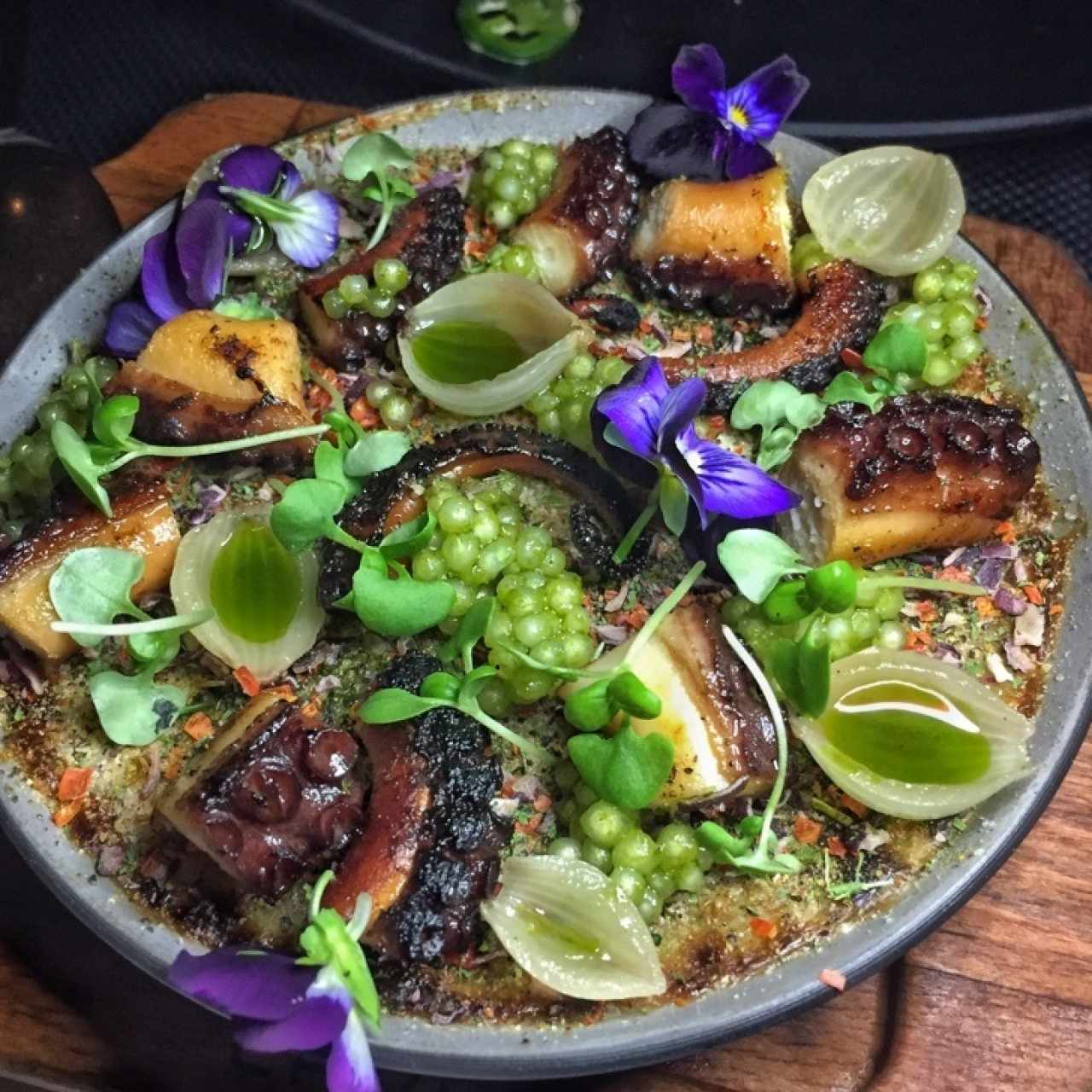 Pulpo y Tapioca