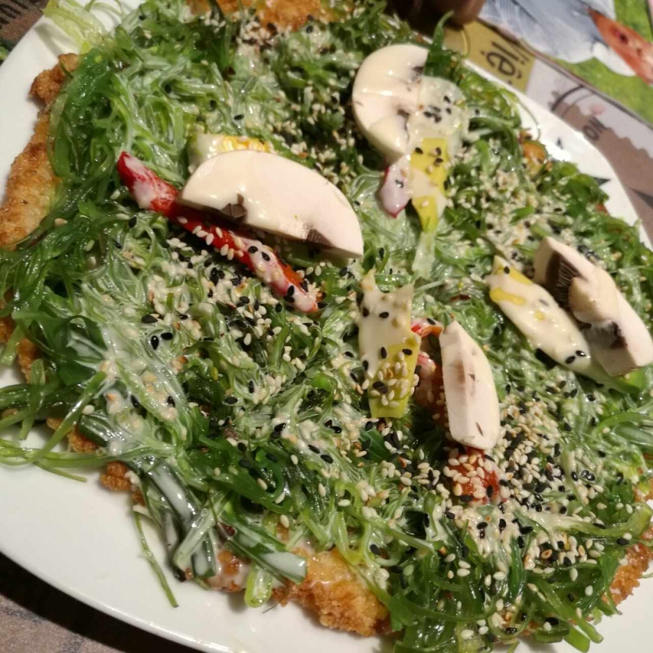 pizza de vegetales