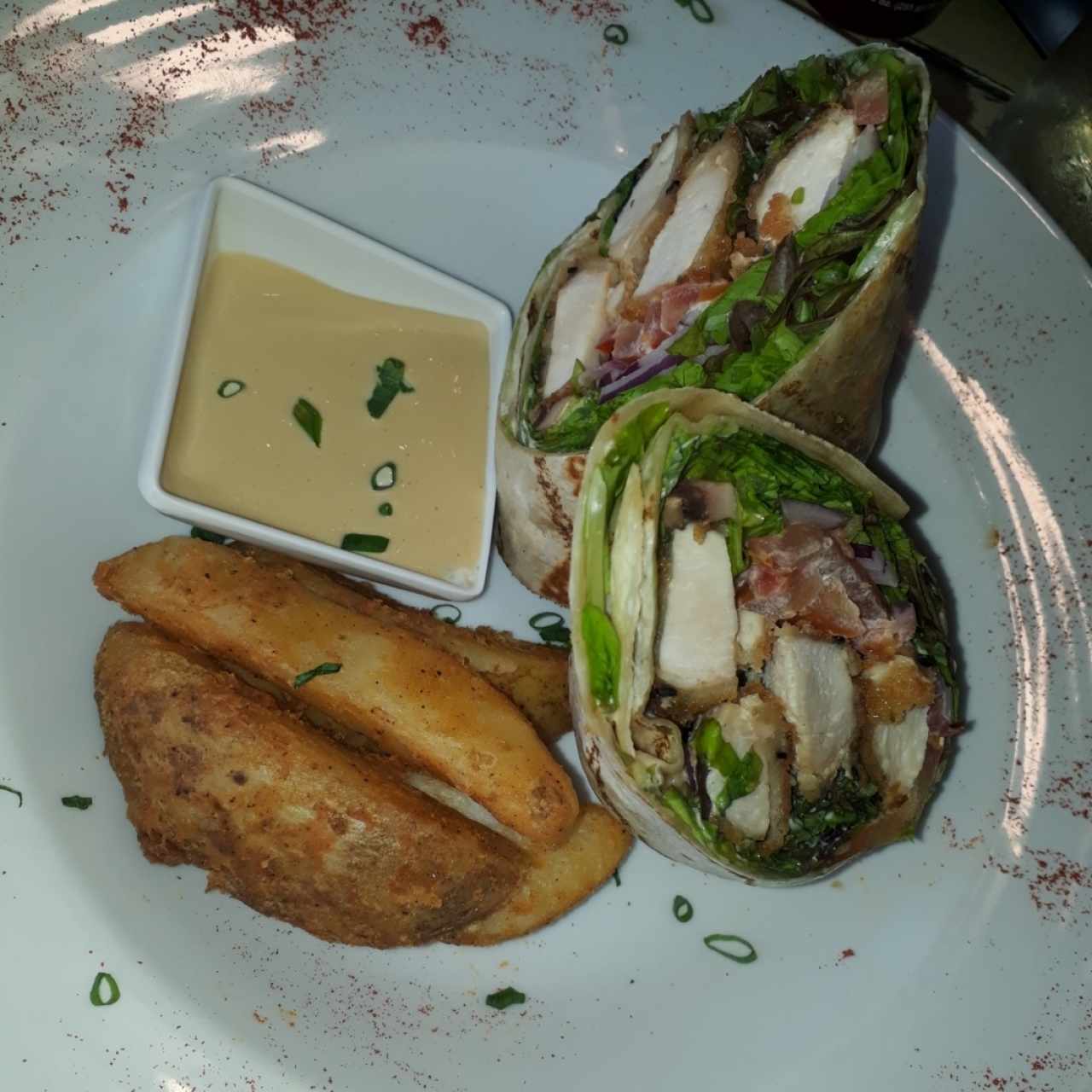 Wrap de Pollo Thai