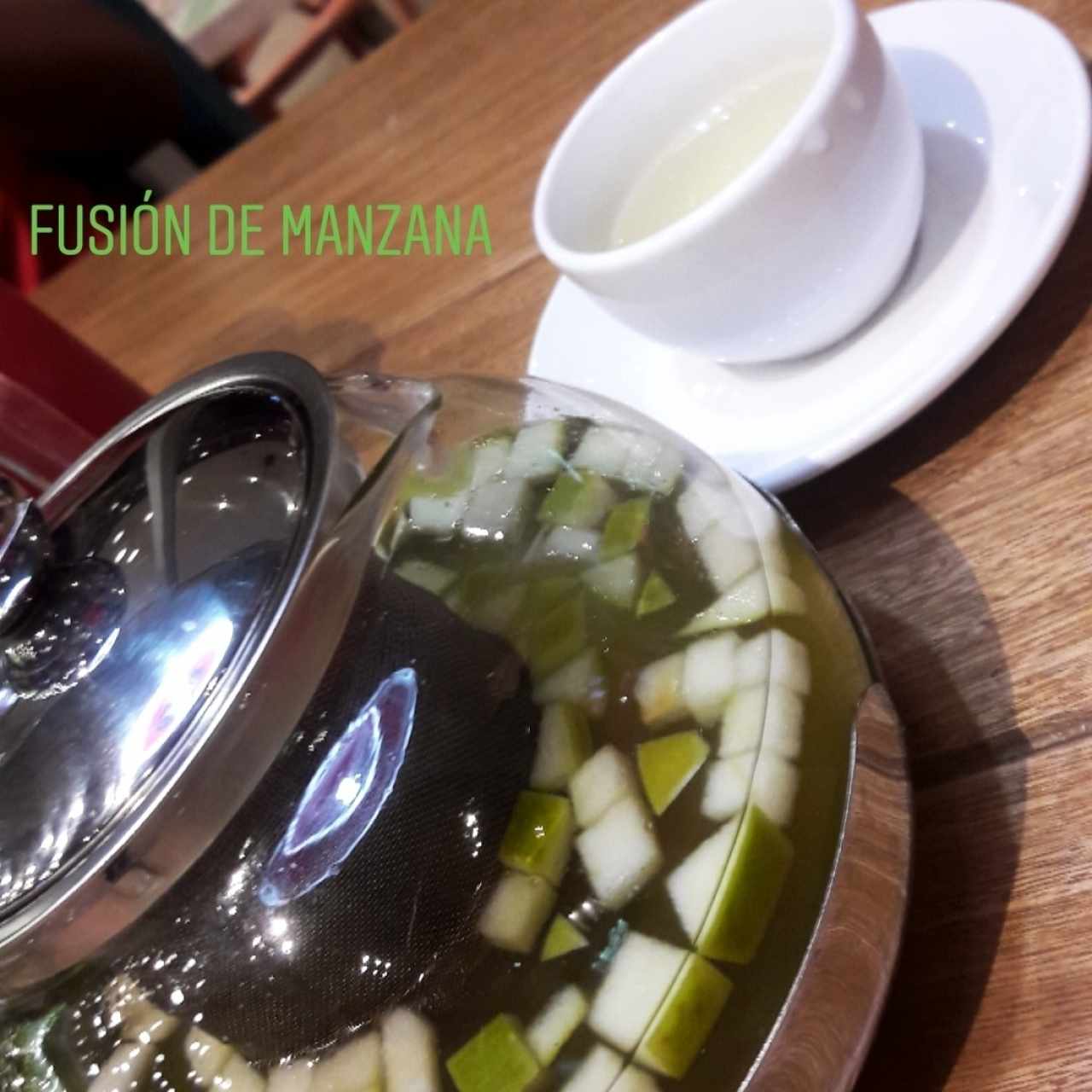 Misteriosas infusiones - Infusión de manzana