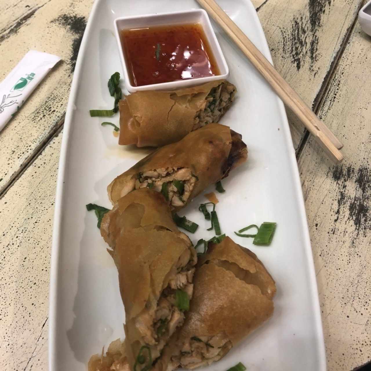 Spring roll de pollo