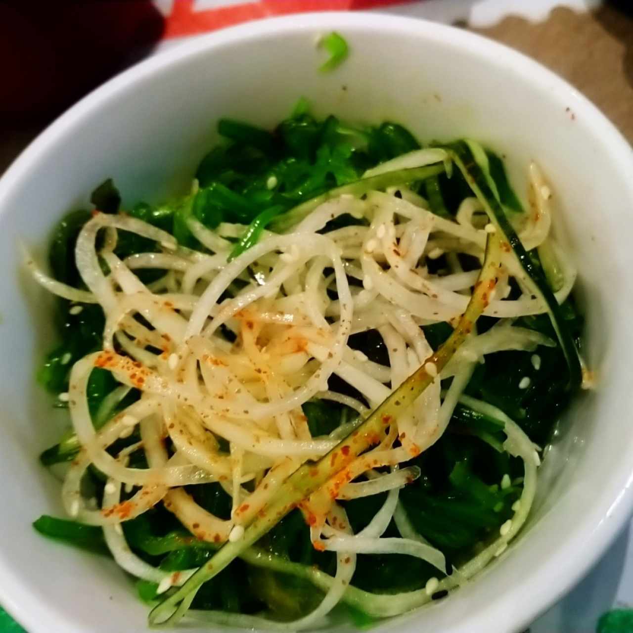 Ensalada wakame