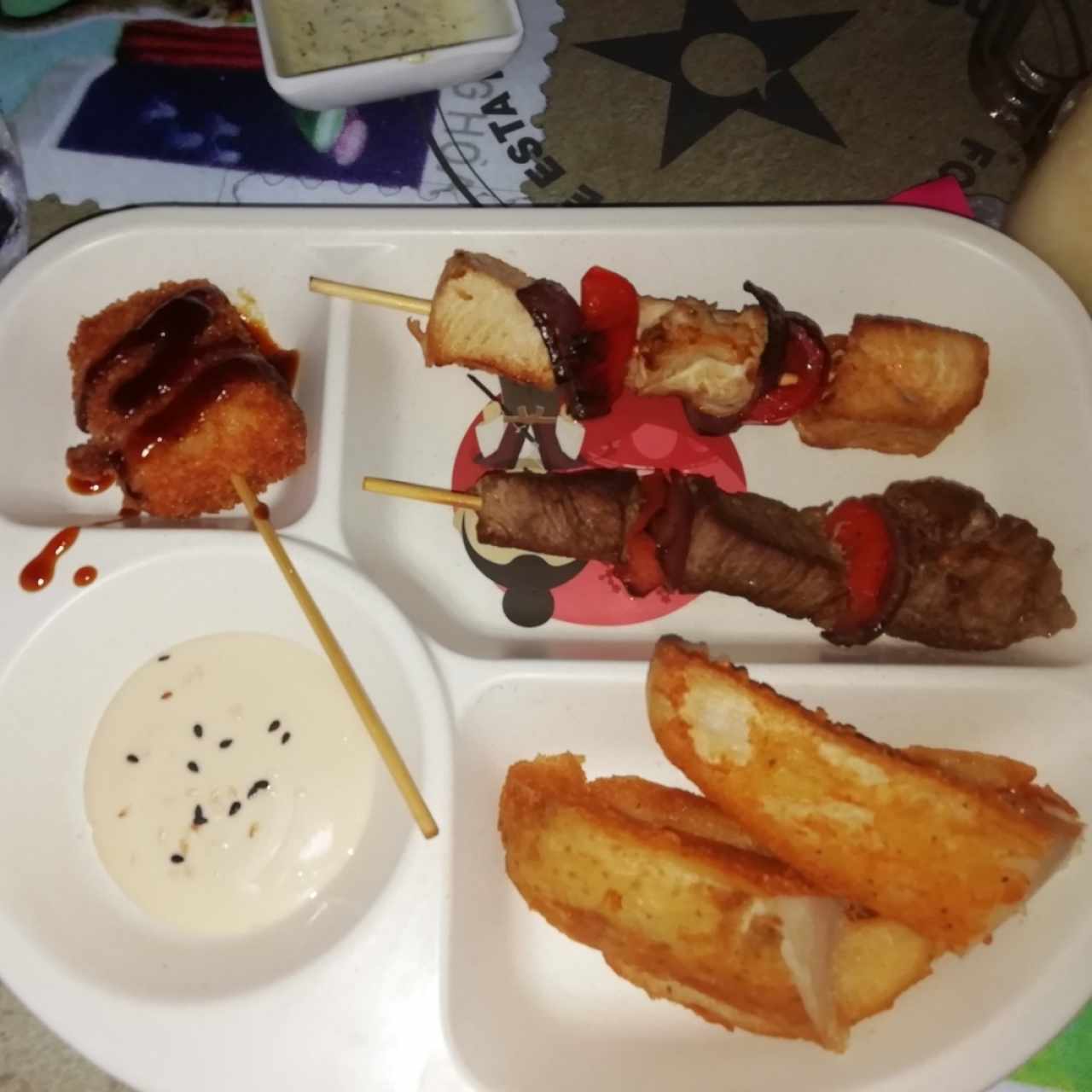 kids meal brochetas