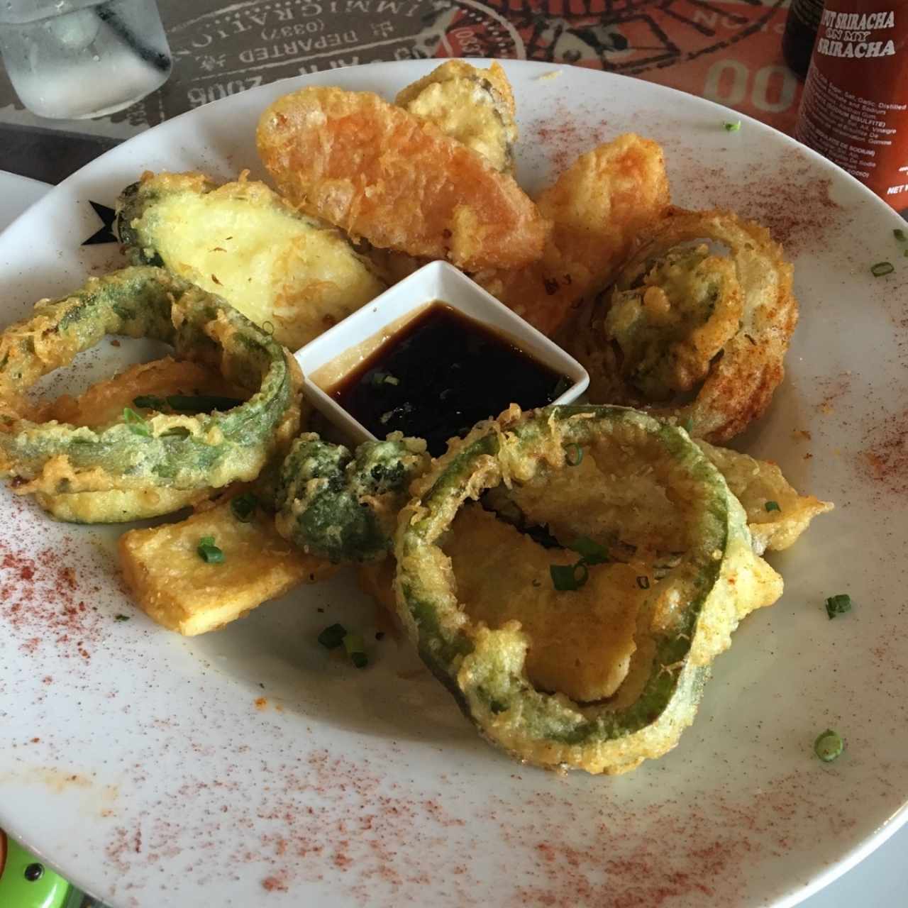 vegetales tempura