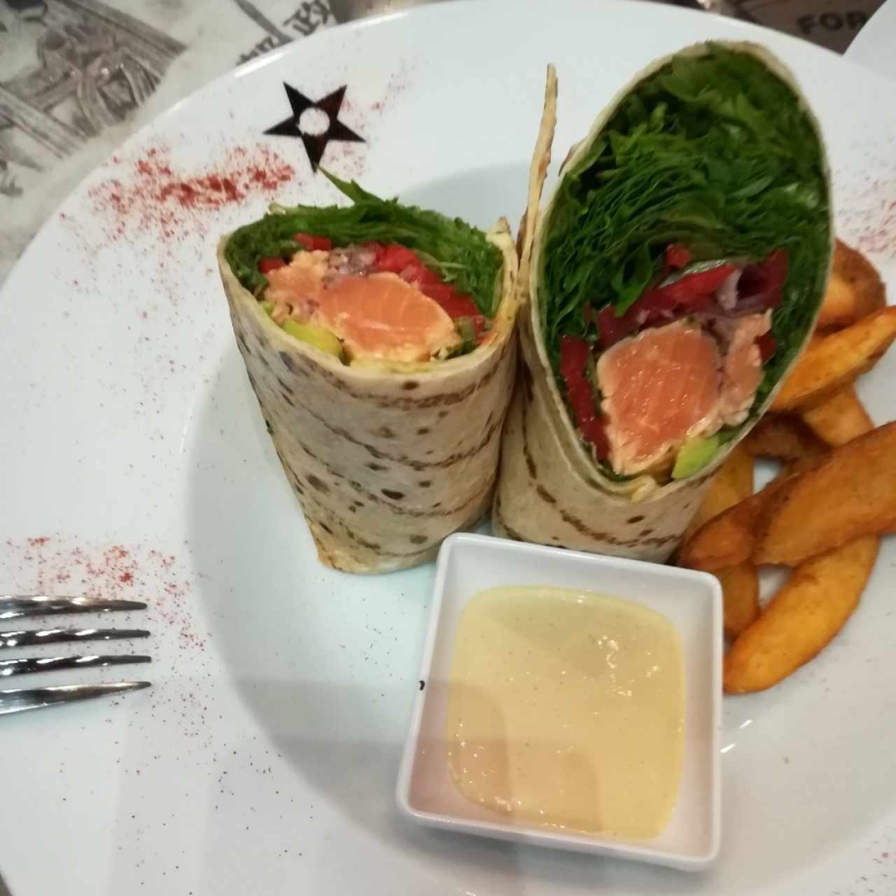 Saludables wraps - Wrap de salmón