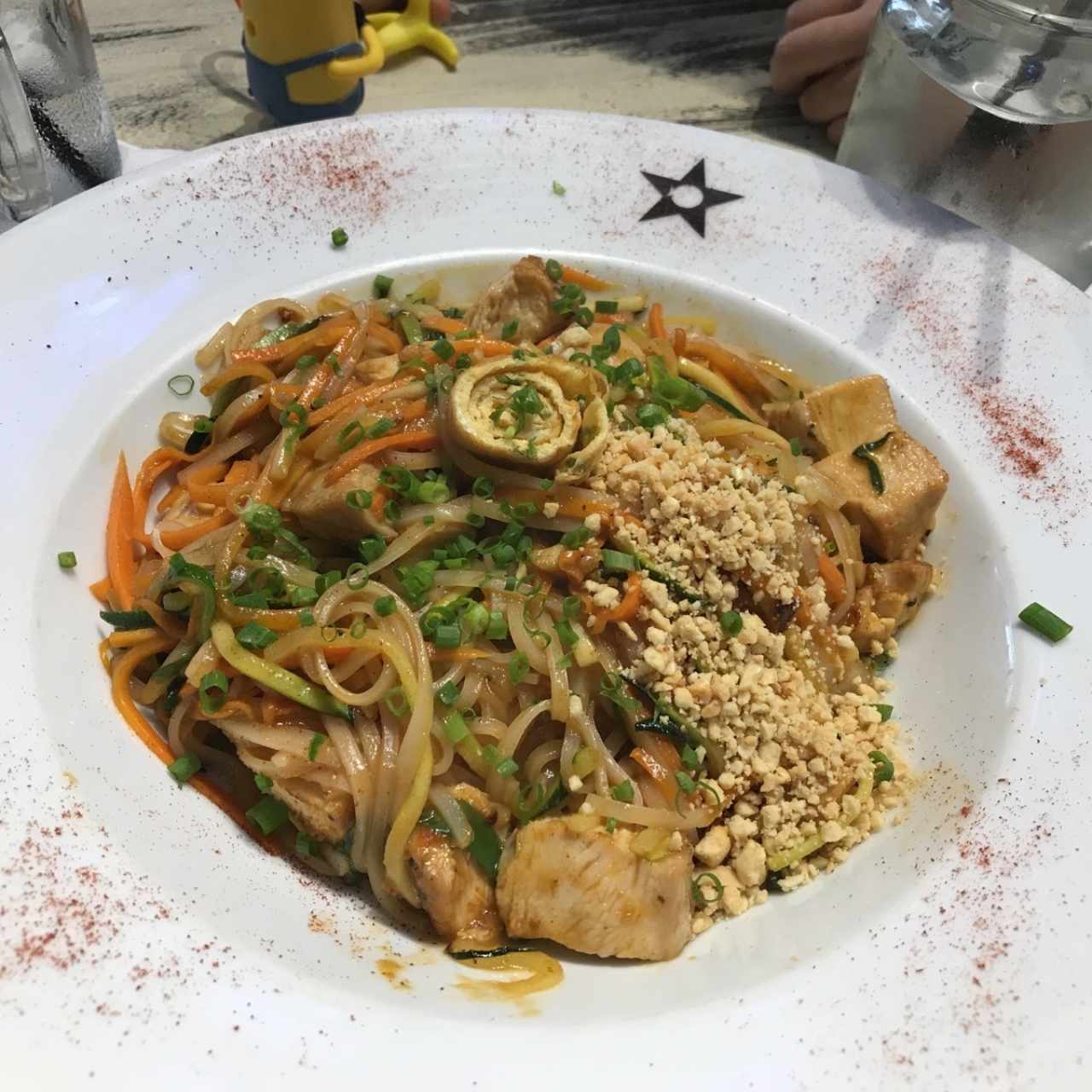 Pad thai de Pollo