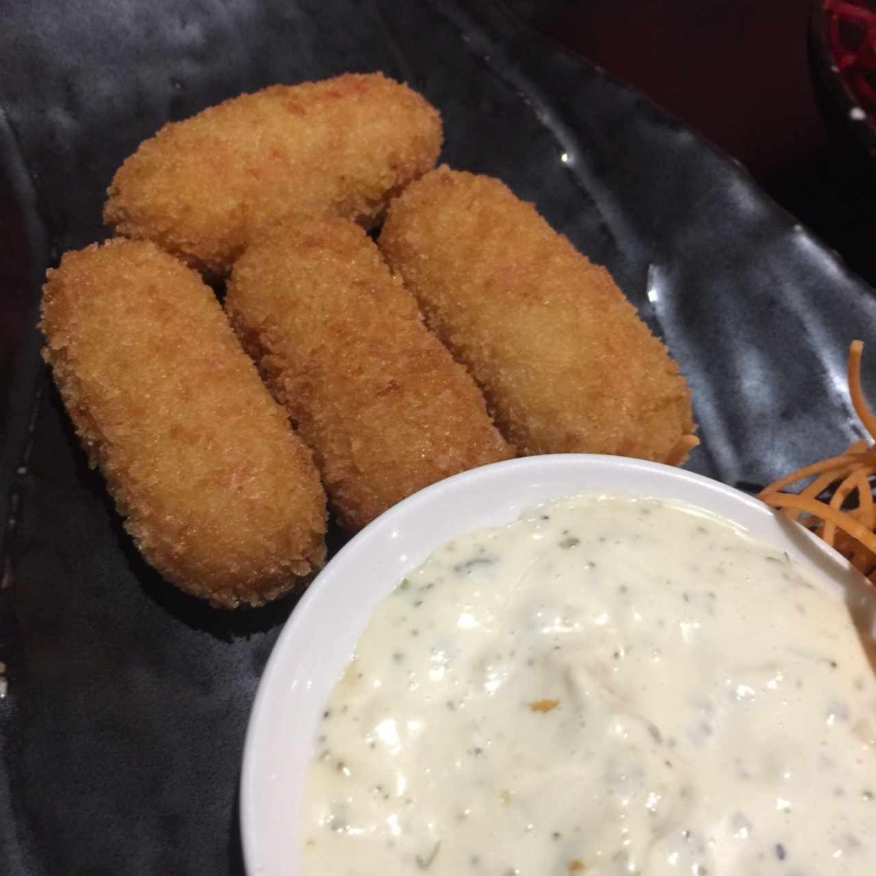 Croquetas de cangrejo