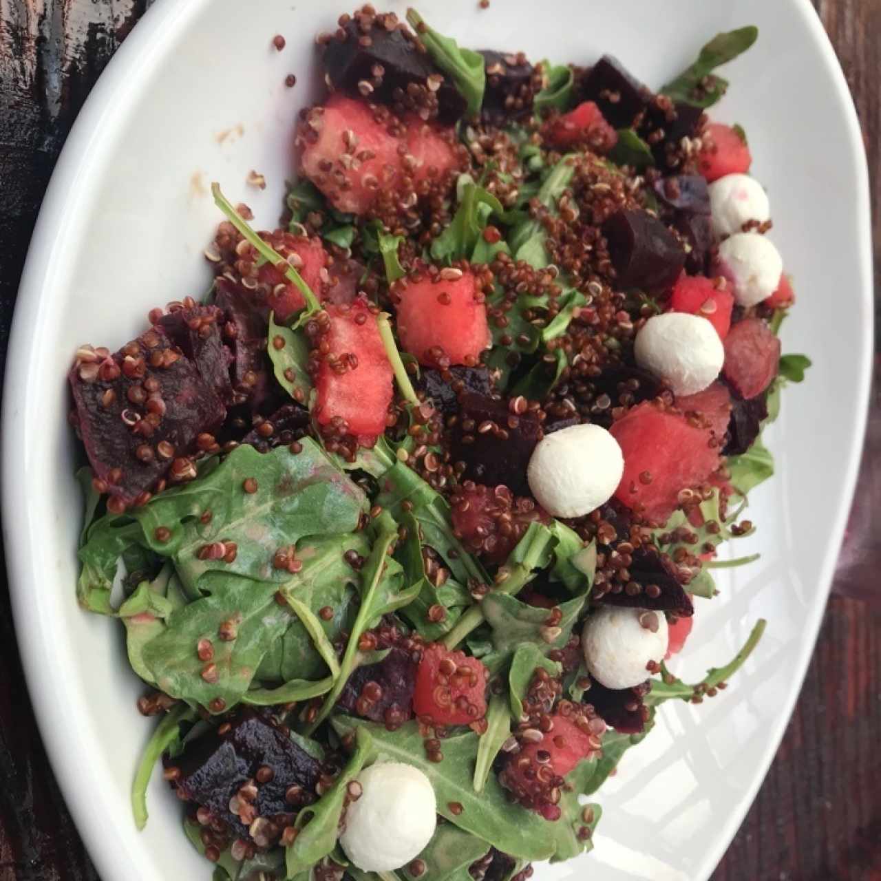 Watermelon & beet salad