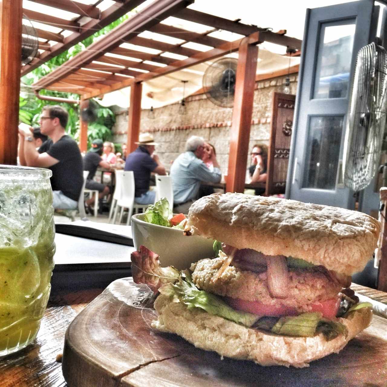 hamburguesa de quinoa 