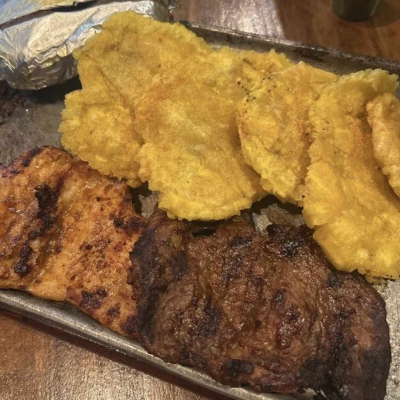 Combo de carne con pollo