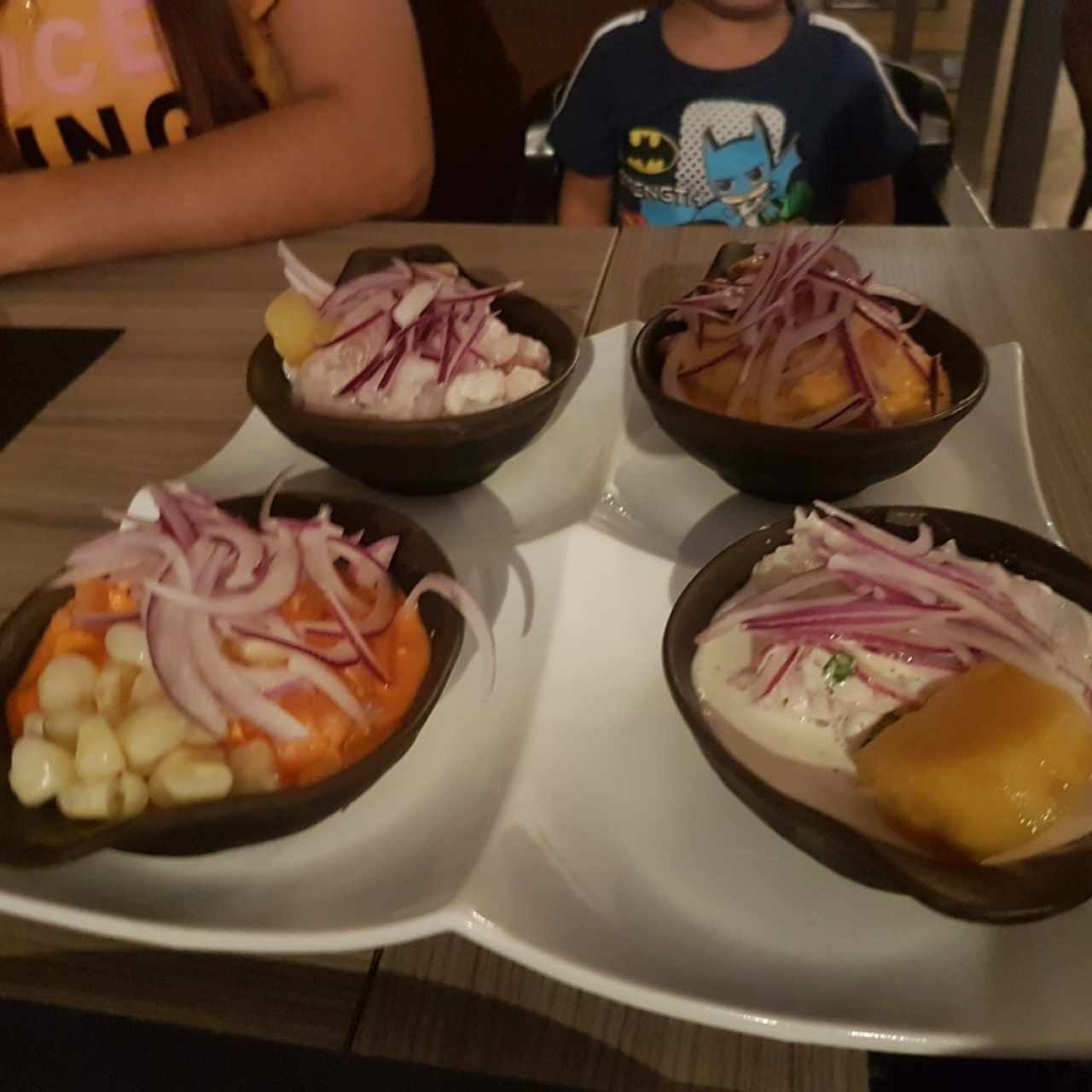 Degustación de ceviches