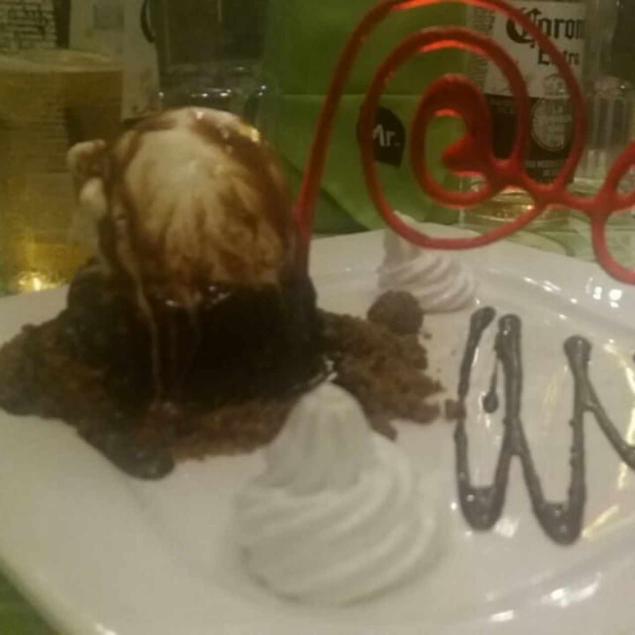 volcan de chocolate