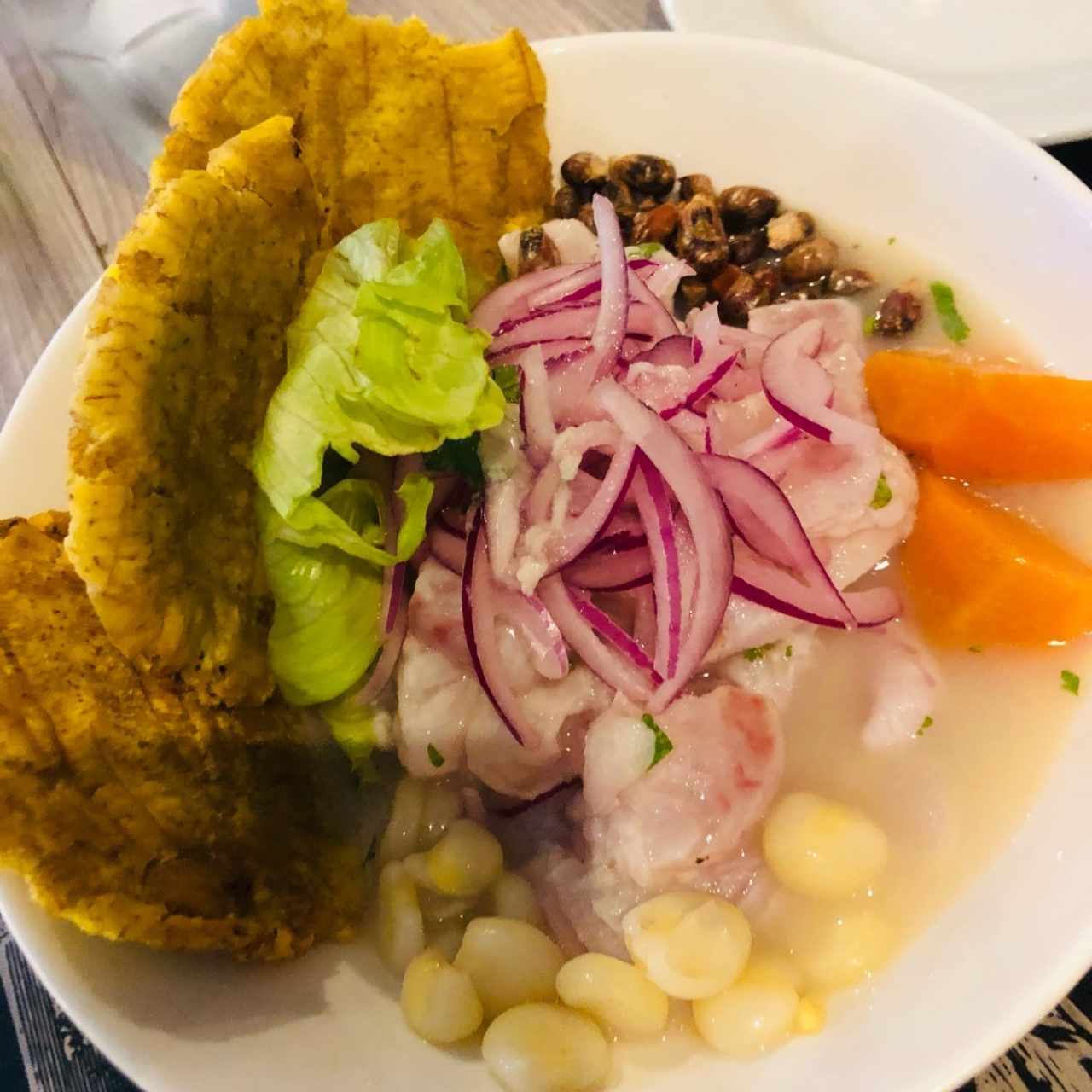 ceviche de corvina