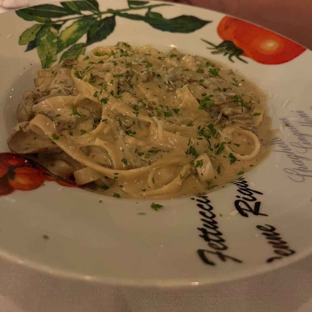 Fettuccine Funghi Porcini