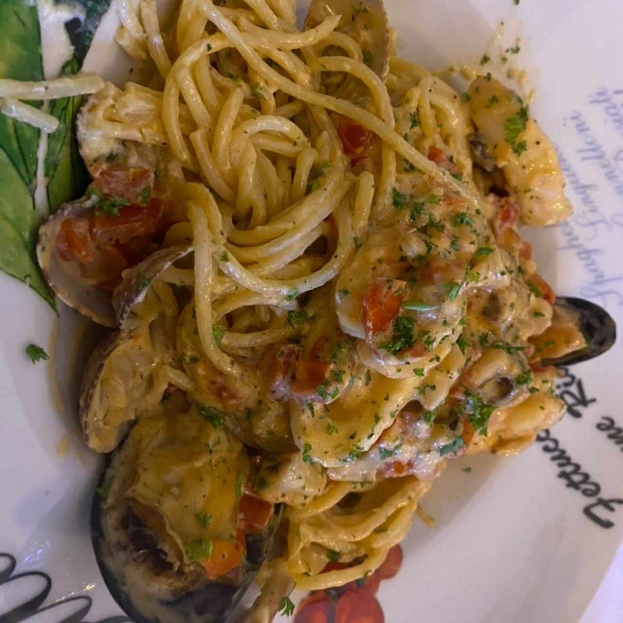 Spaguetti frutti di mare 