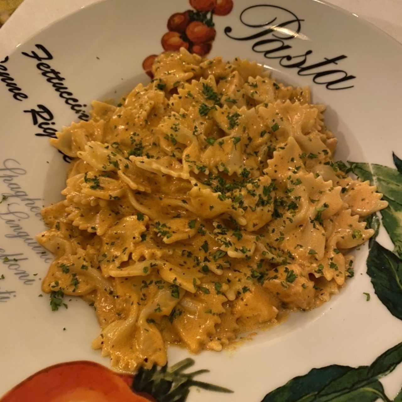 Farfalle Al Salmone e Vodka