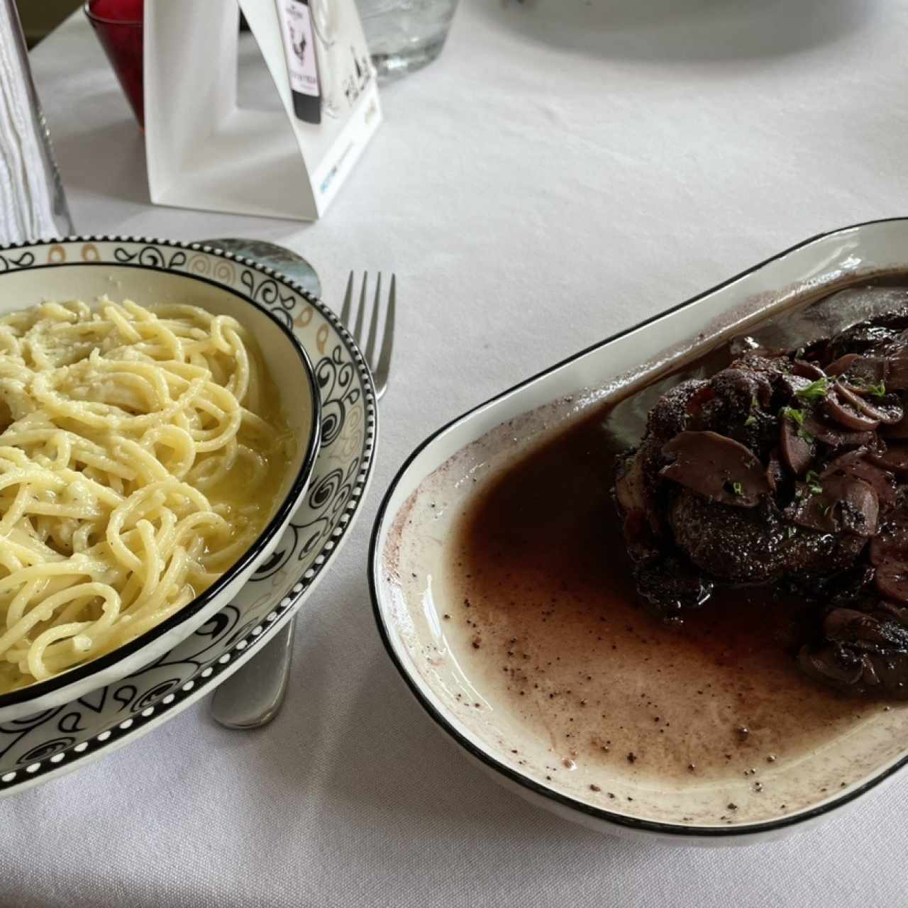 Filetto di Manzo Al Funghi