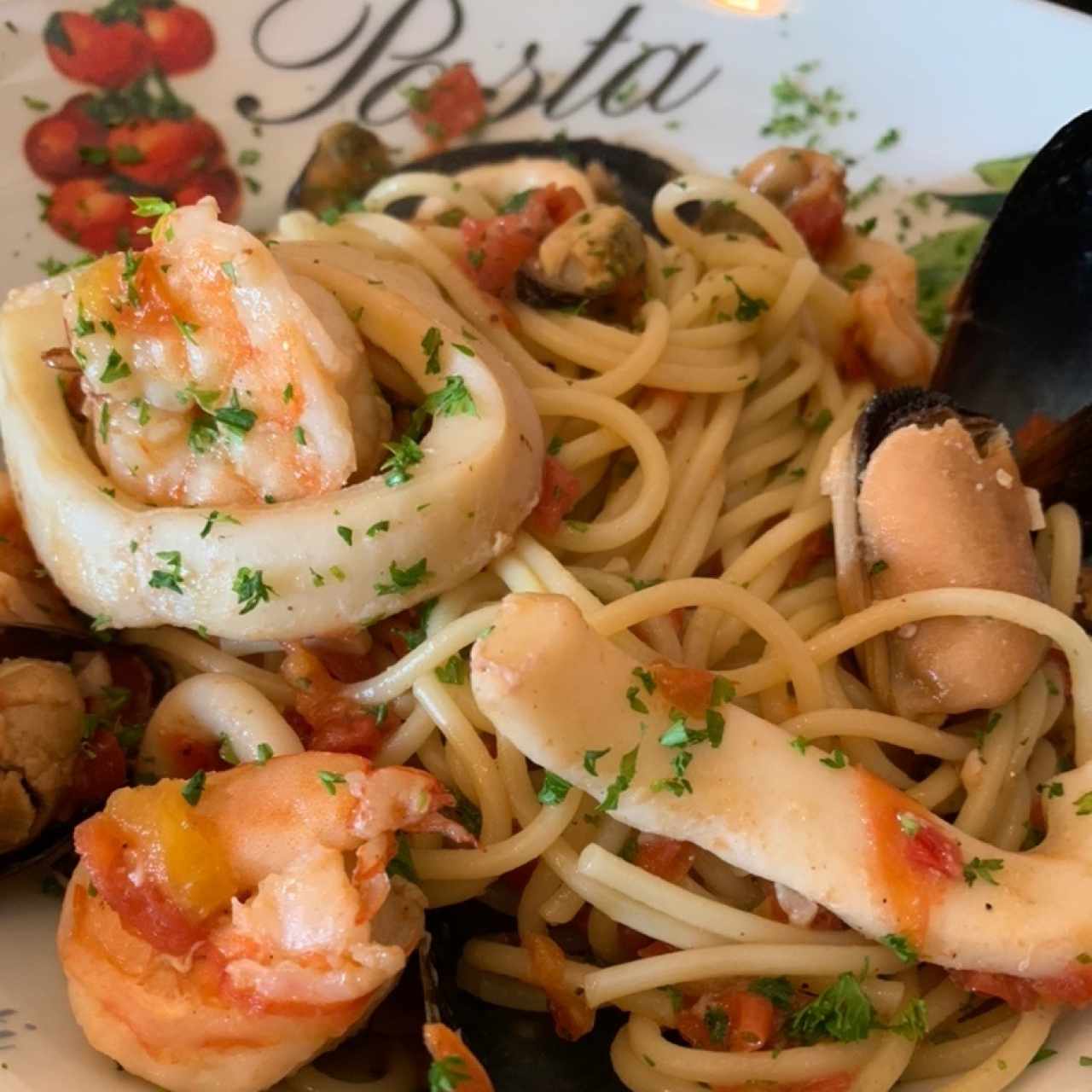 spaghetti frutti di mare 