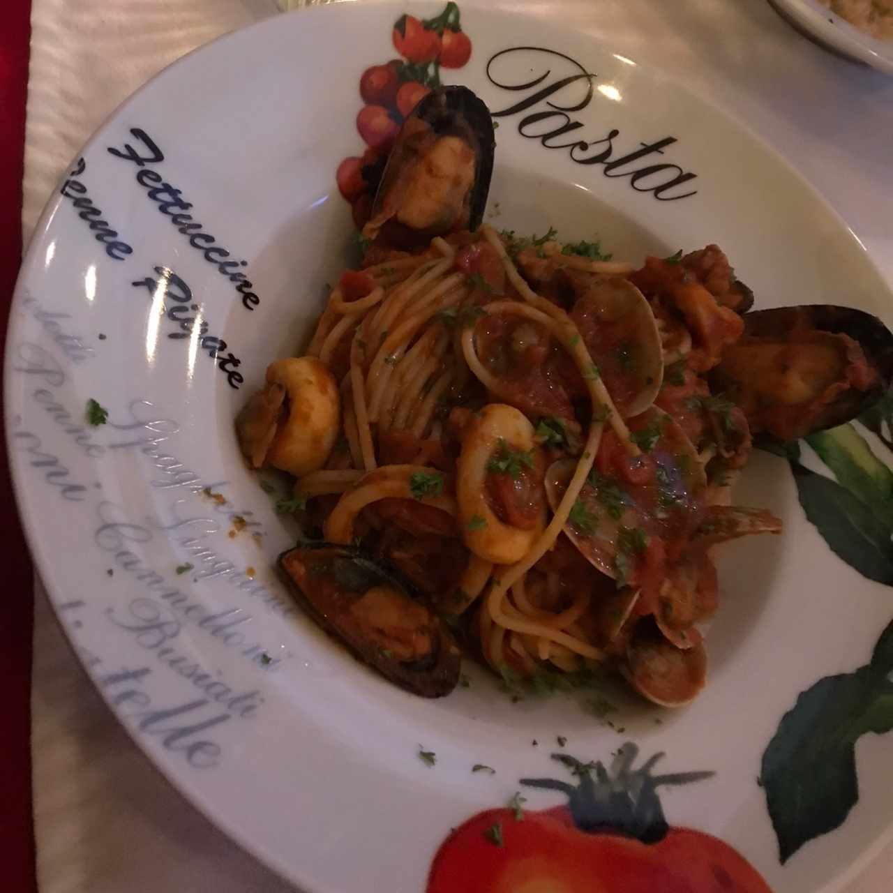 pasta frutos del mar 