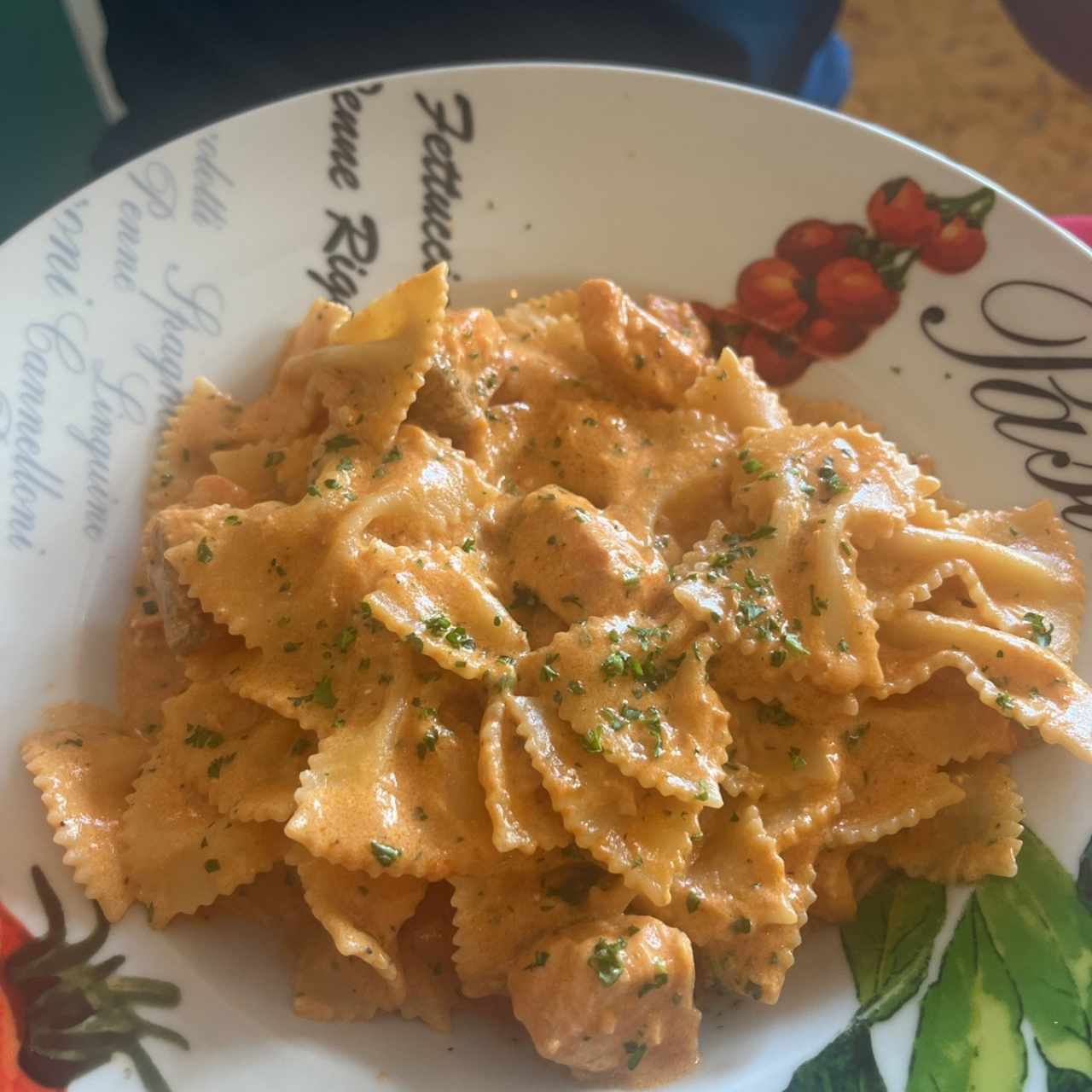 Farfalle Al Salmone e Vodka