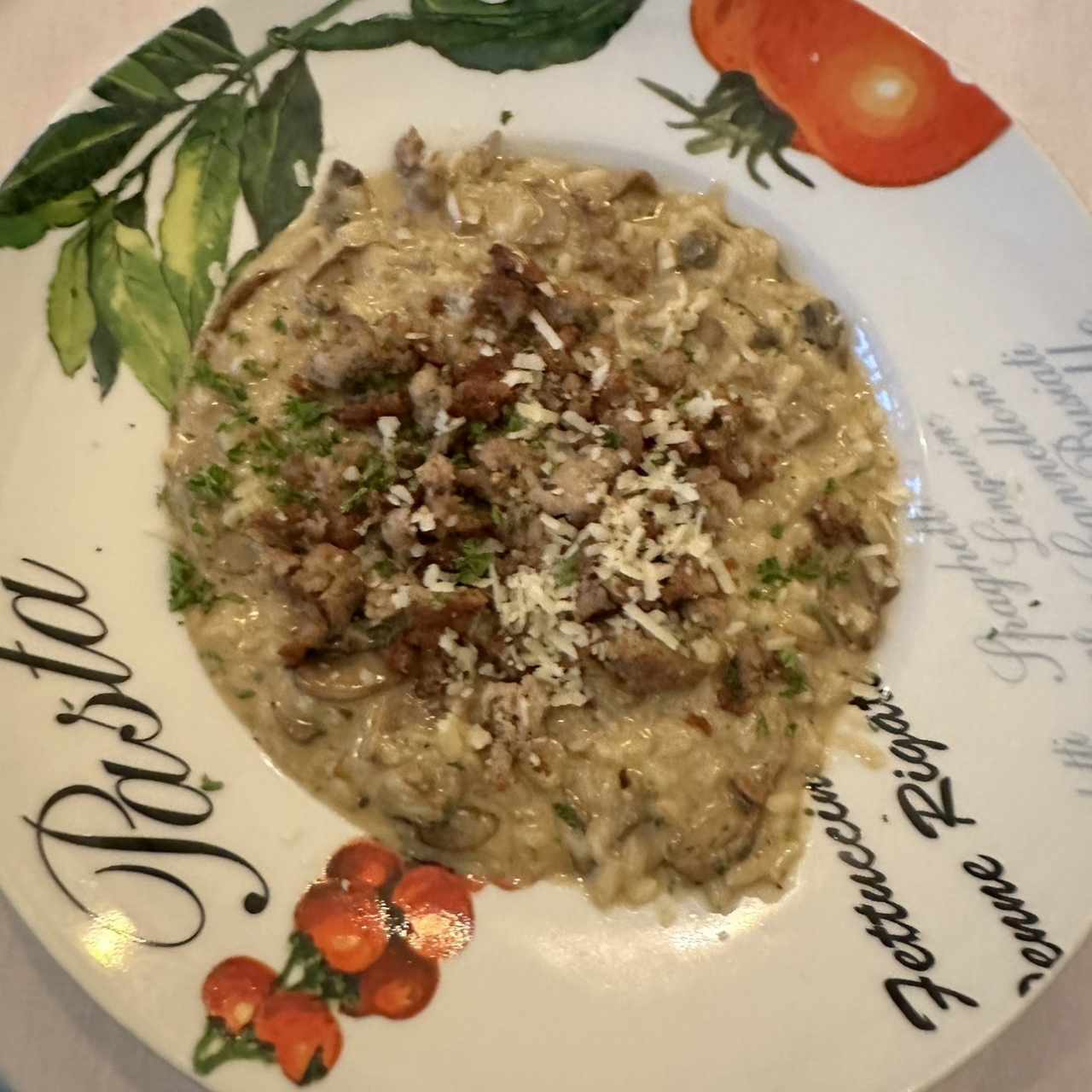 Risotto - Funghi é Salsiccia