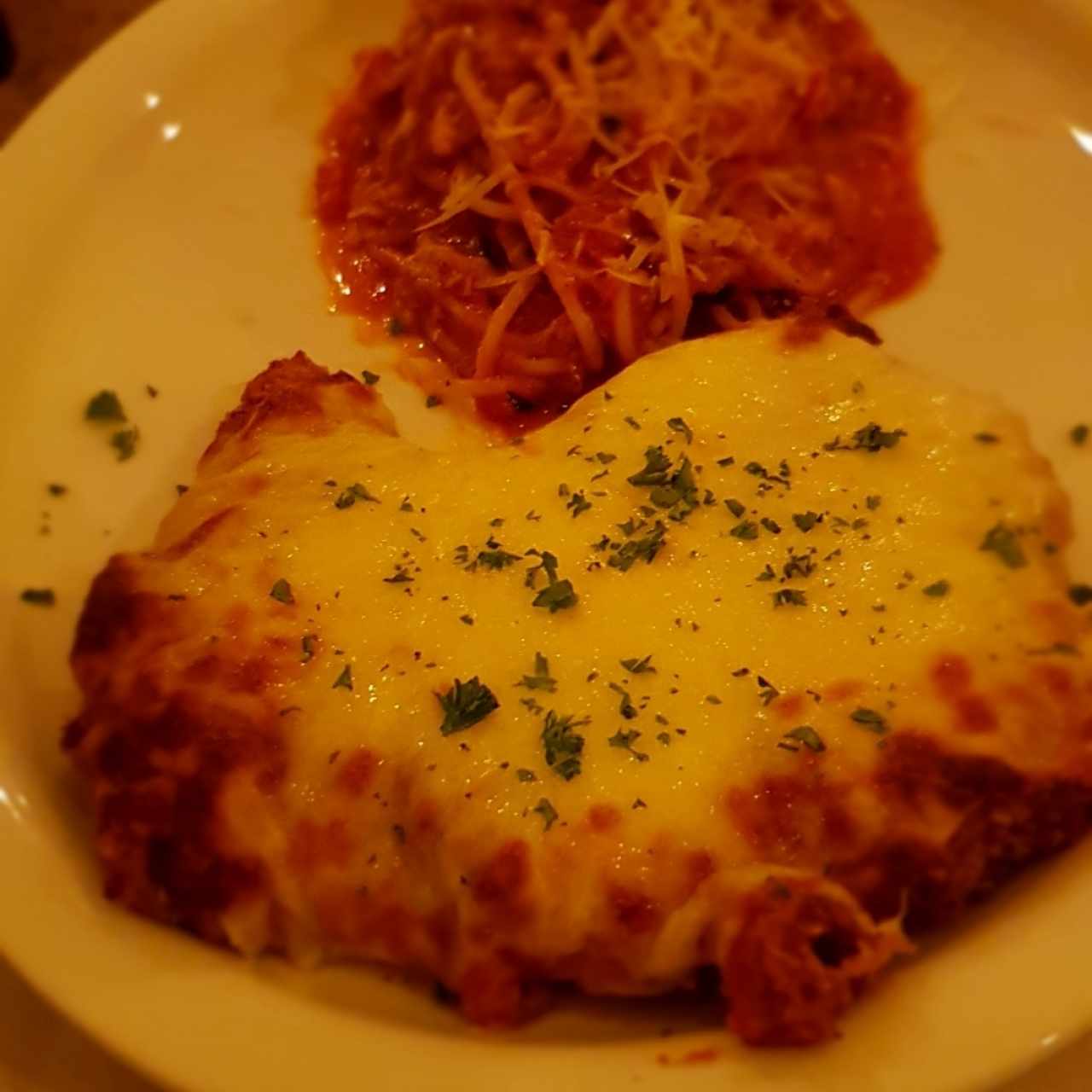 Pollo a la parmigiana