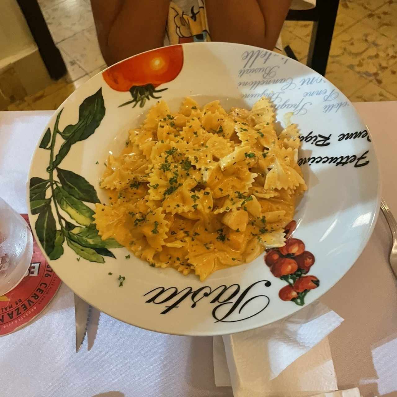 Farfalle Al Salmone e Vodka