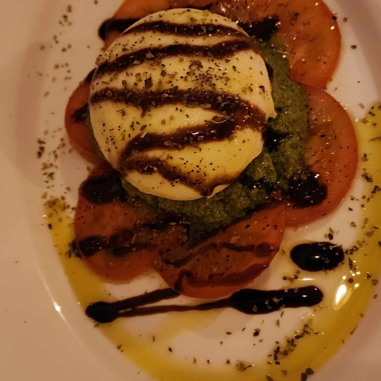 Antipasti - Burrata Caprese