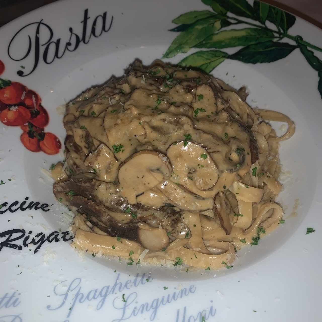 fettuccini funghi porcini 