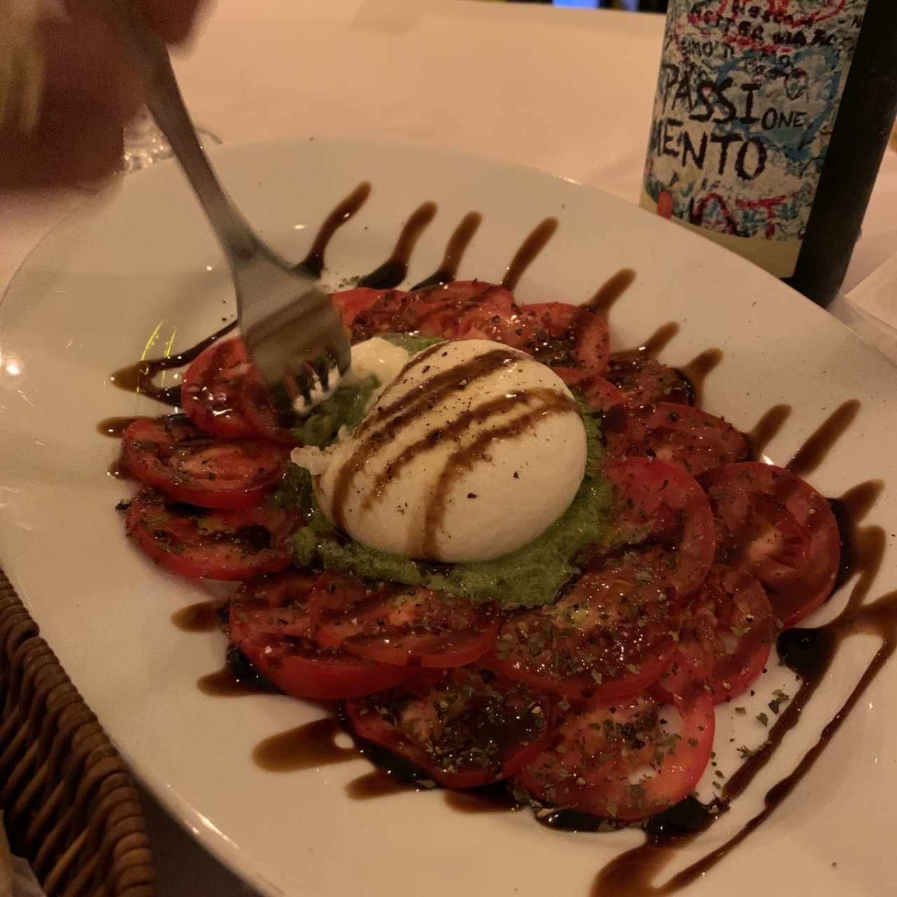 Antipasti - Burrata Caprese