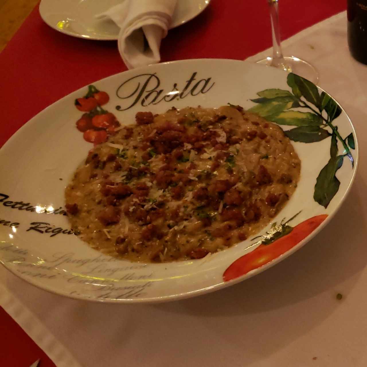 Risotto - Funghi é Salsiccia