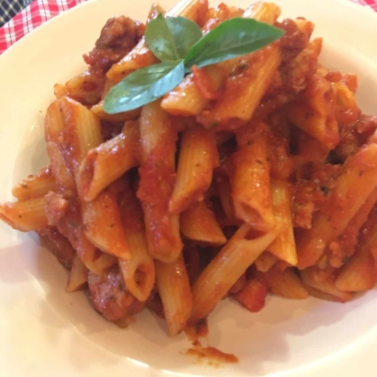 Penne all' amatricciana