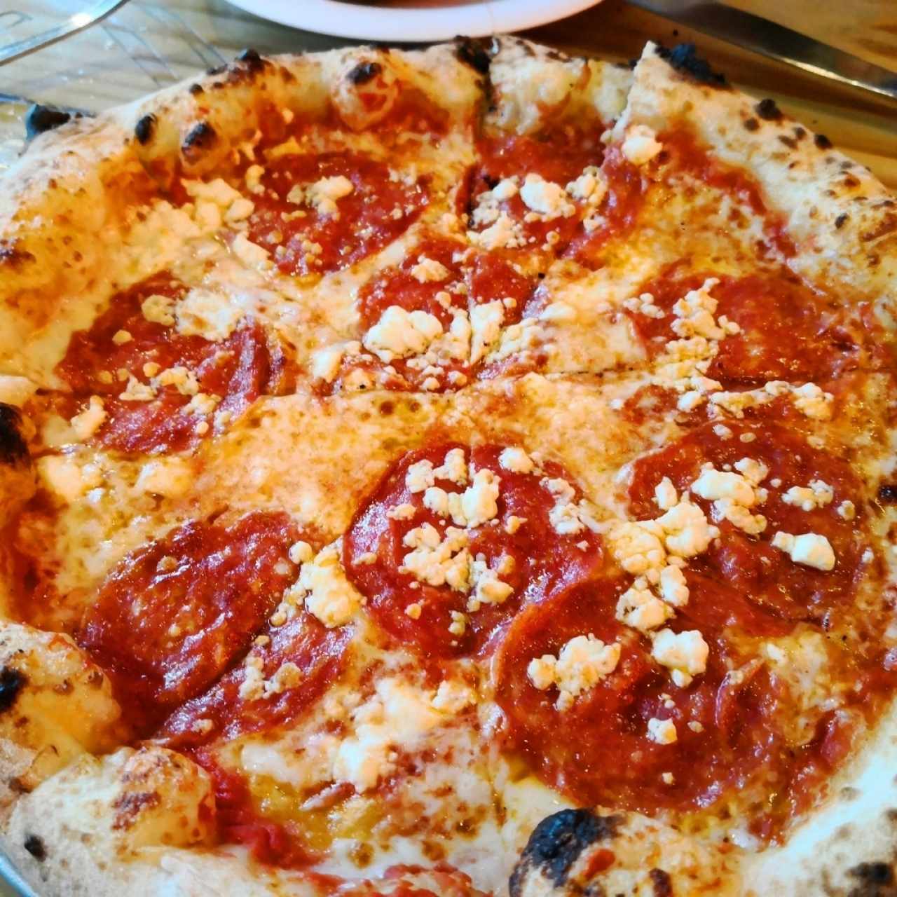 pepperoni con feta