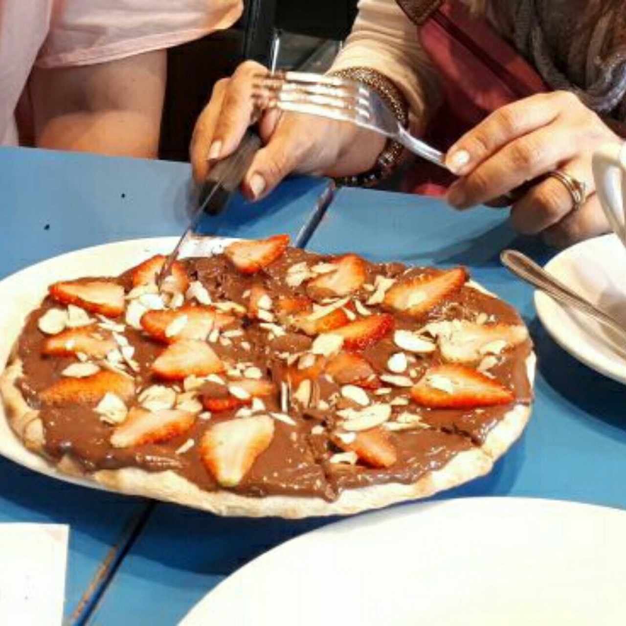 pizza e fresaz y nutella