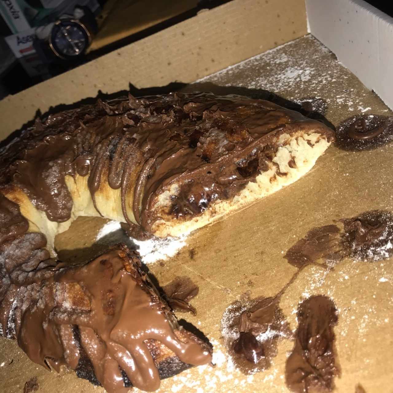 POSTRES - CALZONE DE NUTELLA