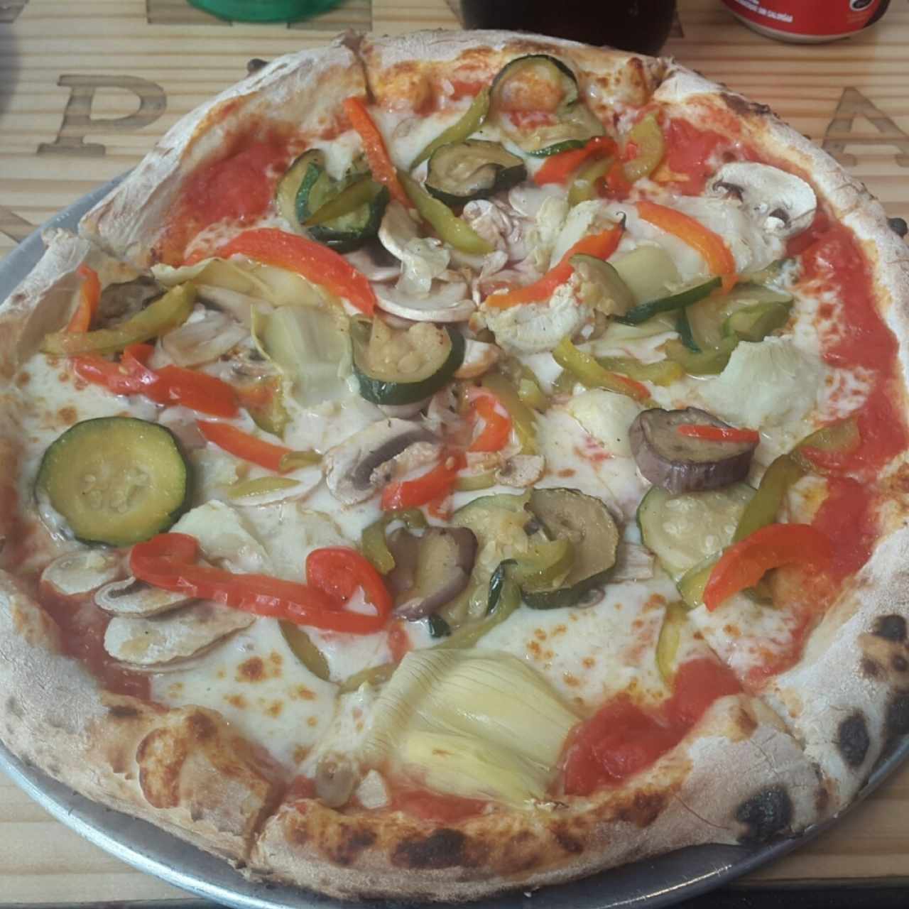 Pizza vegetales 