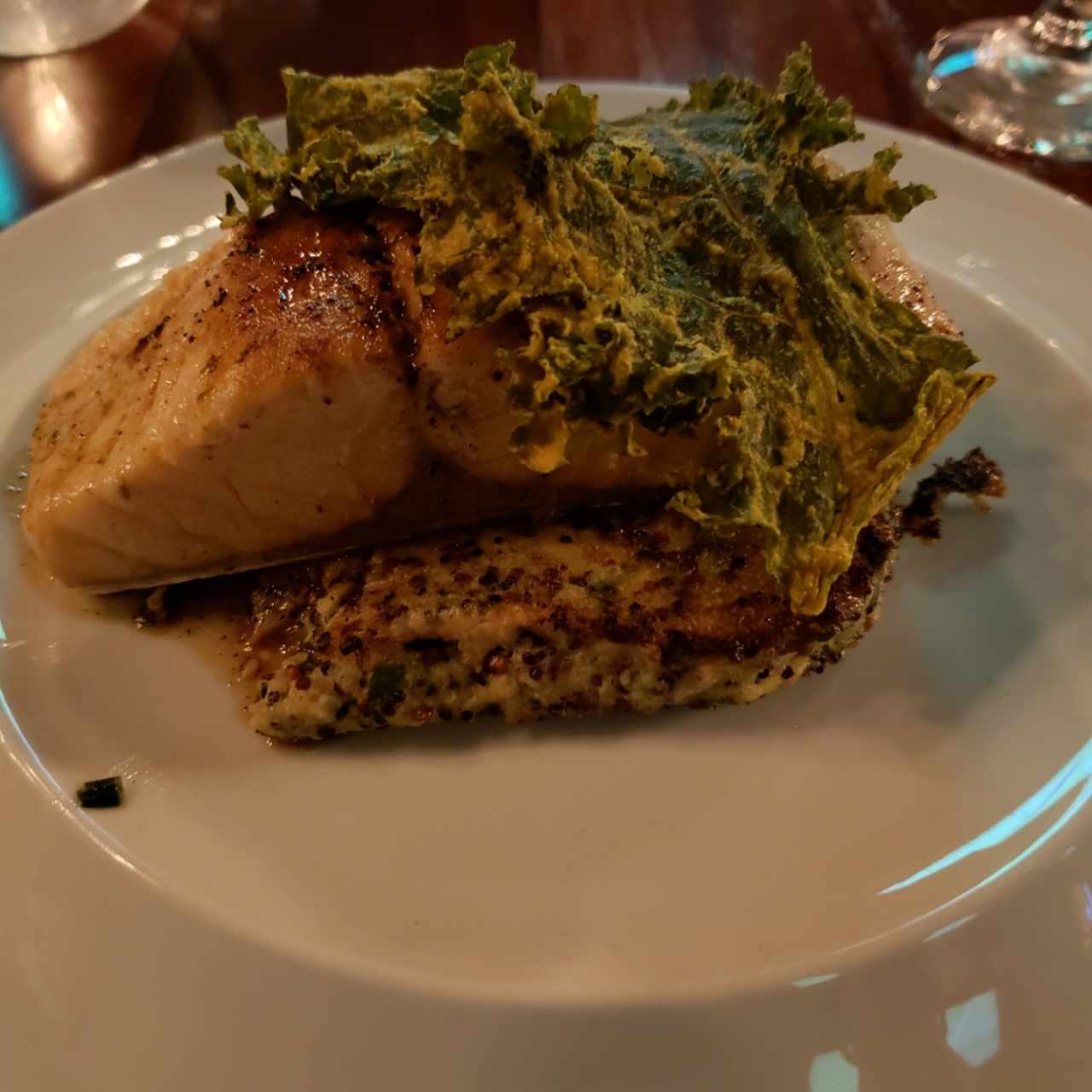 salmón y quinoa 