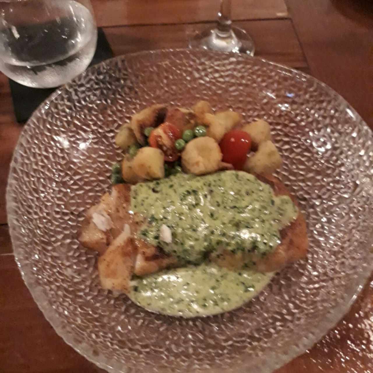 Pescado en salsa verde 