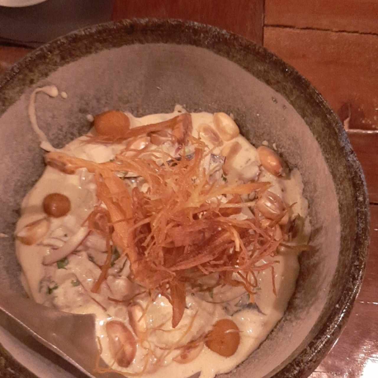 especial de ceviche fresco,  delicioso 
recomendado