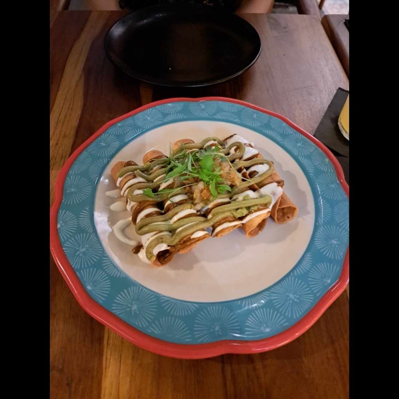 FLAUTAS DE POLLO AL CARBÓN